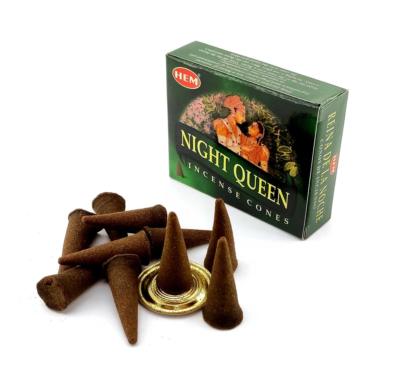 Пахощі Night Queen "Нічна Королева" Hem конусні Індія, фото 1