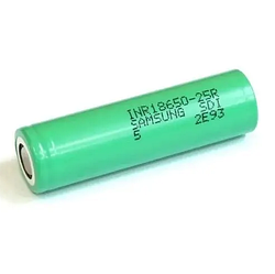 Акумулятор 18650 Samsung INR18650-25R 2500mah (20А) Зелений