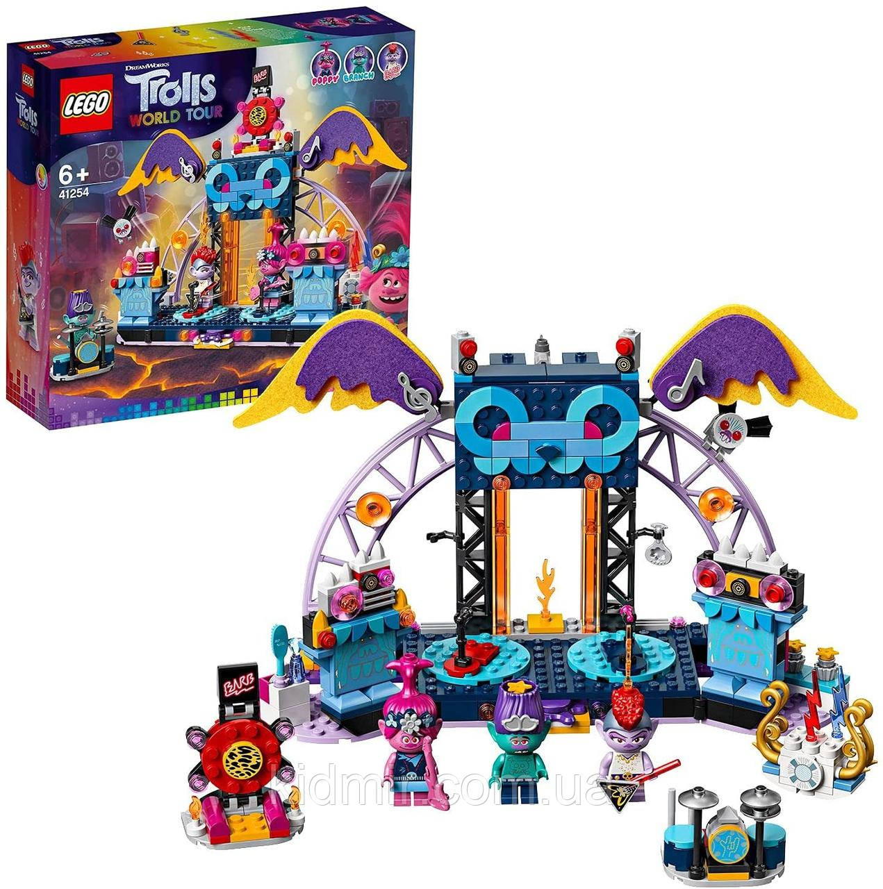 LEGO Trolls 41254 Концерт у місті Рок-на-Вулкані