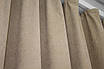 Комплект штор (2шт. 1,5х2,85м.) мікровелюр, колекція "SPARTA". Колір темно-бежевий. Код 840ш 30-624, фото 6