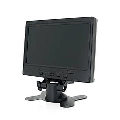 DR Автомобільний РК-монітор 7" (16:9) панель IPS, AV/VGA/HDMI роз'єми, 1024*600ips, 12-24V, BOX