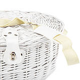 Кошик для пікніка Зустріч на 2 персони білий, фото 4