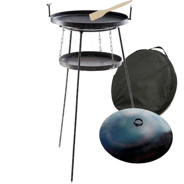 Сковорода з підставкою для дров + чохол 60 см