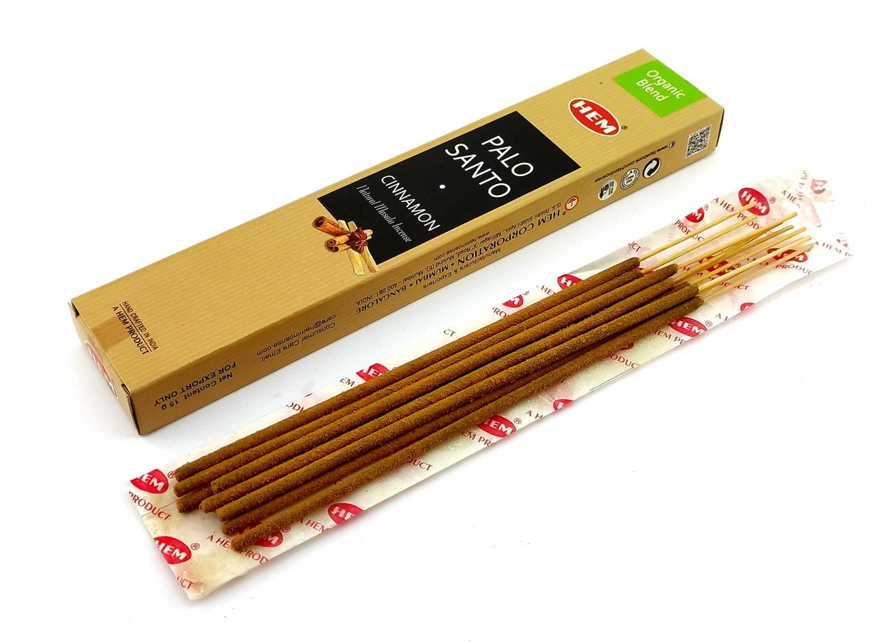 Натуральні пахощі Пало Санто і Кориця "Palo Santo Cinnamon" 15 Gms HEM Індія, фото 1