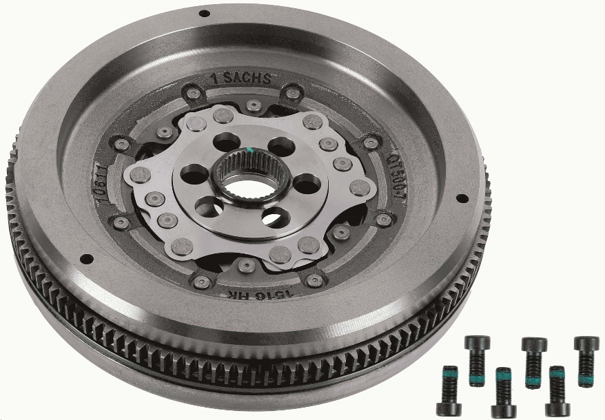 Двомасовий маховик, демпфер SACHS 2295001847 Passat B7-B8, Golf 6-7, Caddy, Octavia, Superb 2,0 TDI DSG 6, фото 1