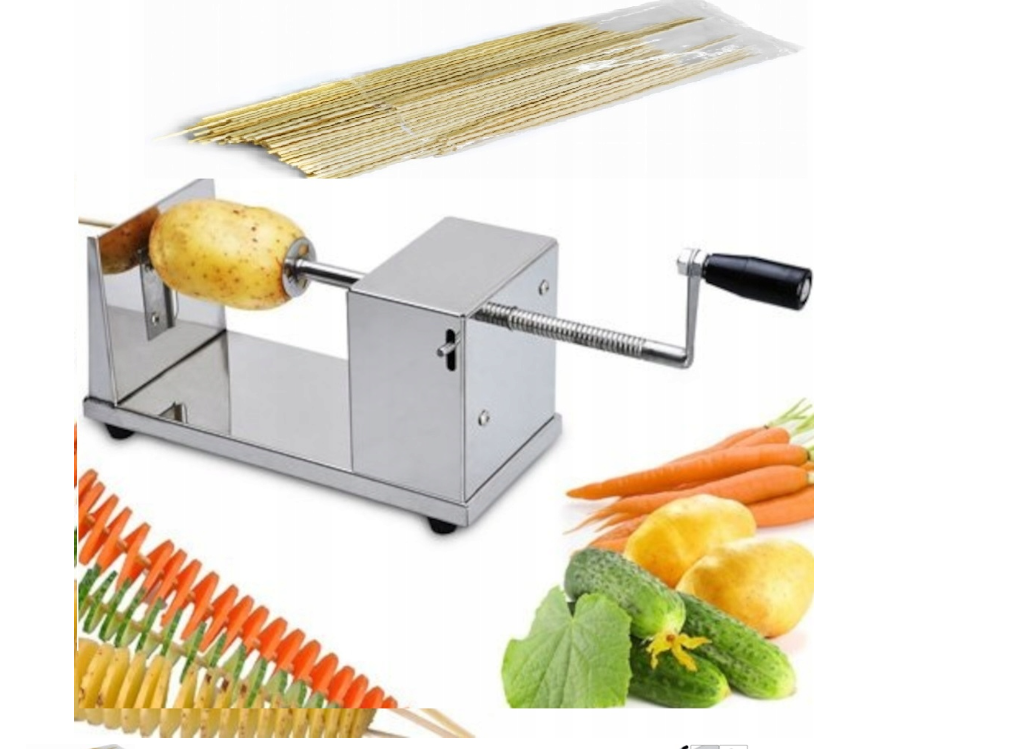 Спіральна гвинтова машина слайсер Pavolt для приготування скрученої картоплі