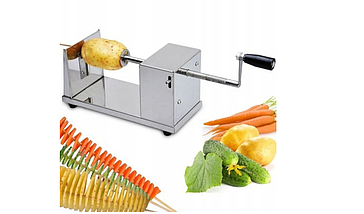 Спіральна гвинтова машина слайсер Pavolt для приготування скрученої картоплі, фото 3