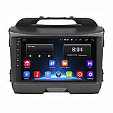 Al Штатна магнітола для Kia Sportage 3 Рестайлінг 2014-2016 екран 9" 2/32Gb Wi-Fi GPS Base Android, фото 2