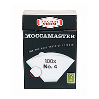 Бумажные фильтры Moccamaster ( Filtropa )04 для капельной кофеварки, Clever Dripper, Wilfa 100 шт