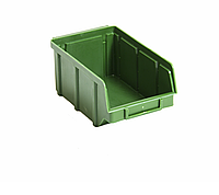 Ящики для метизів болтів гайок 702 чорний 75 х 100 х 155 ящик пластиковий, метизний складський ящик Зелений