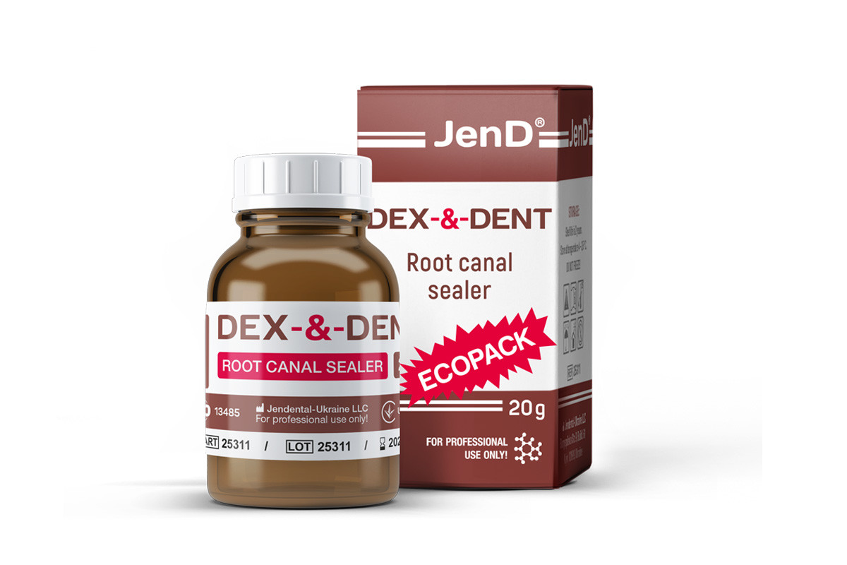 Dex-&-Dent Ecopack (Jen Dental)  - силер для кореневих каналів, 20 г
