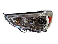 Фара Mitsubishi ASX 1 (2010-2020) дорест, рест, 2-й рест галоген белая линза левая