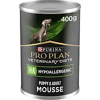 Влажный лечебный корм Purina Pro Plan Veterinary Diets HA Hypoallergenic для собак при пищевой аллергии 400 г