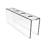 Підставка EKOSTAR для вафельного ріжка на 4 шт. Акрил 3 мм, фото 2