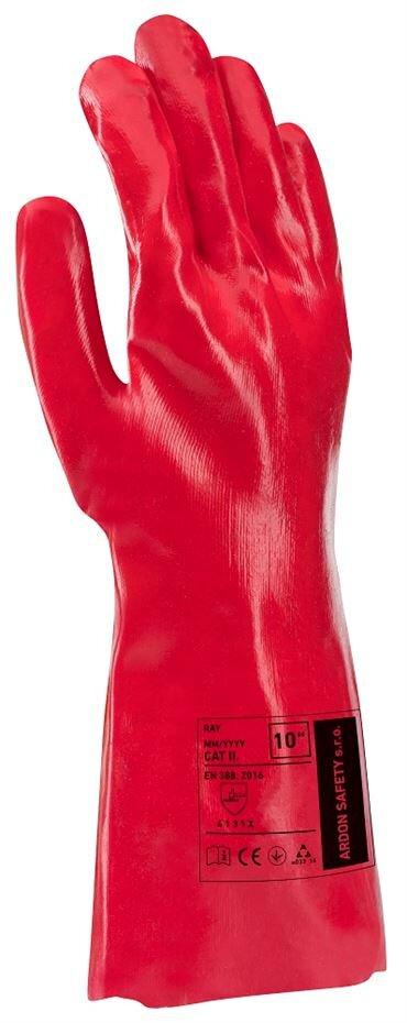 Перчатки Ardon Ray с ПВХ покрытием 10 размер 45 см (Sp000050897) - фото 1 - id-p1834571384