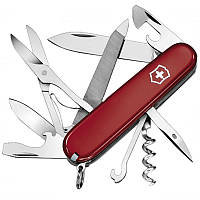 Нож складной, мультитул Victorinox Mountaineer (91мм,18 функций), красный 1.3743