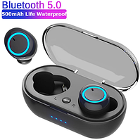 Бездротові bluetooth Навушники Y50  TWS Bluetooth 5.0 + сенсор + кейс