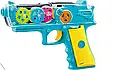 Пістолет з рухомими шестернями, світлом і звуком "Gear light gun" арт. YJ-Q 002, фото 4