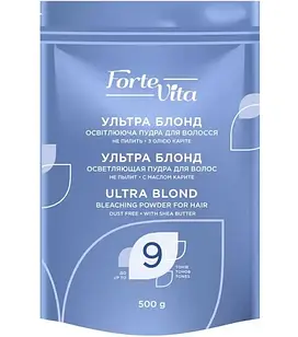 Освiтлююча пудра для волосся до 9 тонiв Forte Vita Ultra Blond 500 г.