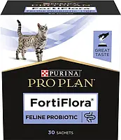 Додатковий корм для дорослих котів та кошенят Purina Pro Plan FortiFlora Feline Probiotic 30 шт по 1 г, фото 3