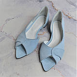 Відкриті балетки з фігурним вирізом, фото 5