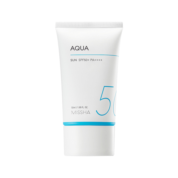 Сонцезахисний крем All Around Safe Block Aqua Sun SPF50+/PA++++, Missha 50 мл. термін до 01.2027