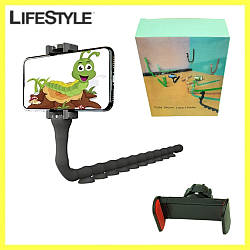 Гнучкий тримач для телефону з присосками Універсальний штатив для смартфона Cute Worm Lazy Holder