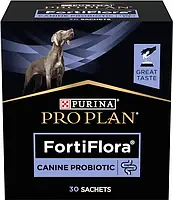 Додатковий корм (пробіотик) для дорослих собак та щенят Purina Pro Plan Canine Probiotic FortiFlora 30 шт по 1 г, фото 3