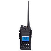 Рация цифровая с GPS Baofeng DM-1702 (5W, VHF,UHF, 136-174,400-480MHz, до 16км, 128 каналов, АКБ), черная