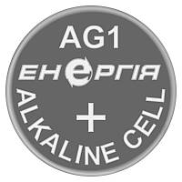 Батарейка часовая щелочная, Alkaline AG1 (LR60, 164, 621) Энергия 1.55V