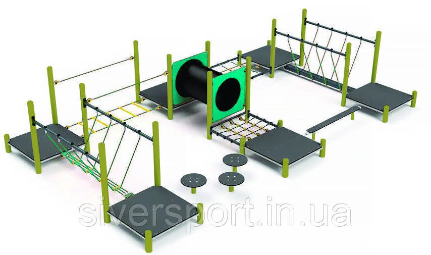 Канатний комплекс "Стежка пригод" SiverSport RC17, фото 1