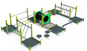 Канатний комплекс "Стежка пригод" SiverSport RC17