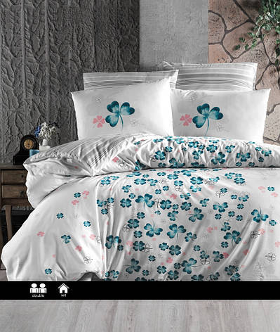 Постільна білизна First Choice - Ranforce - Chance Turquoise, фото 1