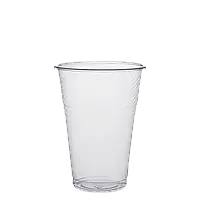 Стакан пластиковий прозорий 300 мл  50 шт в упаковке