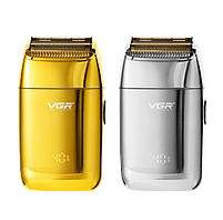 Професійний шейвер VGR Professional Dual Flexing Foil Shaver Gold (V-399-Go), фото 5