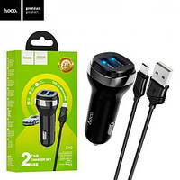 АЗУ Hoco Z40 (2USB 2.4A) + MicroUSB (Черный) 57314