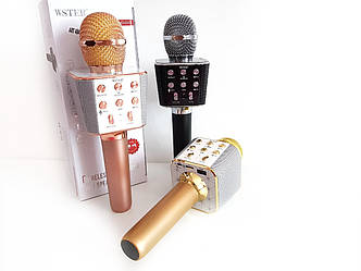 5 Темборов голосу. Мікрофон-Караоке Bluetooth WSTER WS-1688