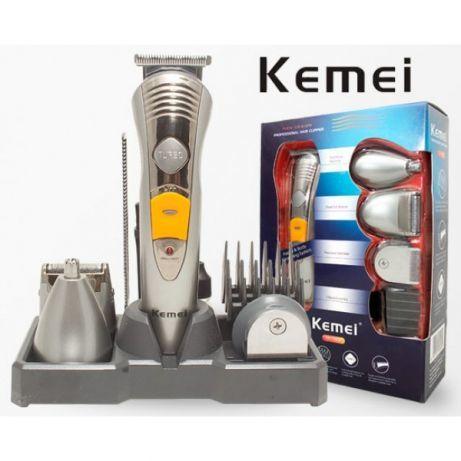 Тример, бритва, набір для стриження волосся й бороди Kemei KM 580-А 7 в 1
