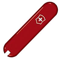 Накладка на ручку ножа with Logo Victorinox (58мм), передняя, красная C6200.3