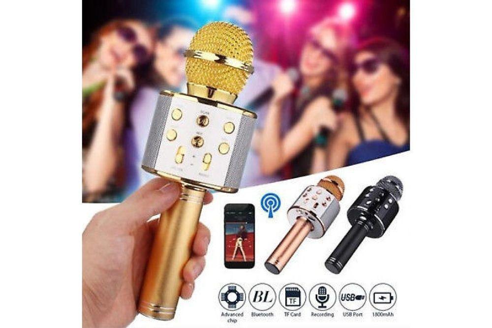 Бездротовий мікрофон караоке bluetooth.FM/ WS 858