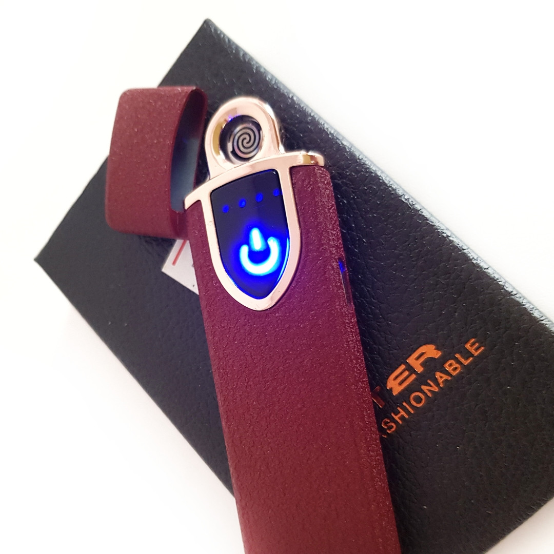Запальничка USB сенсорна электроимпульсовая,спіральна