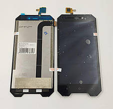 Дисплей для мобільного телефона Blackview BV4000/BV4000 Pro чорний із тачскрином