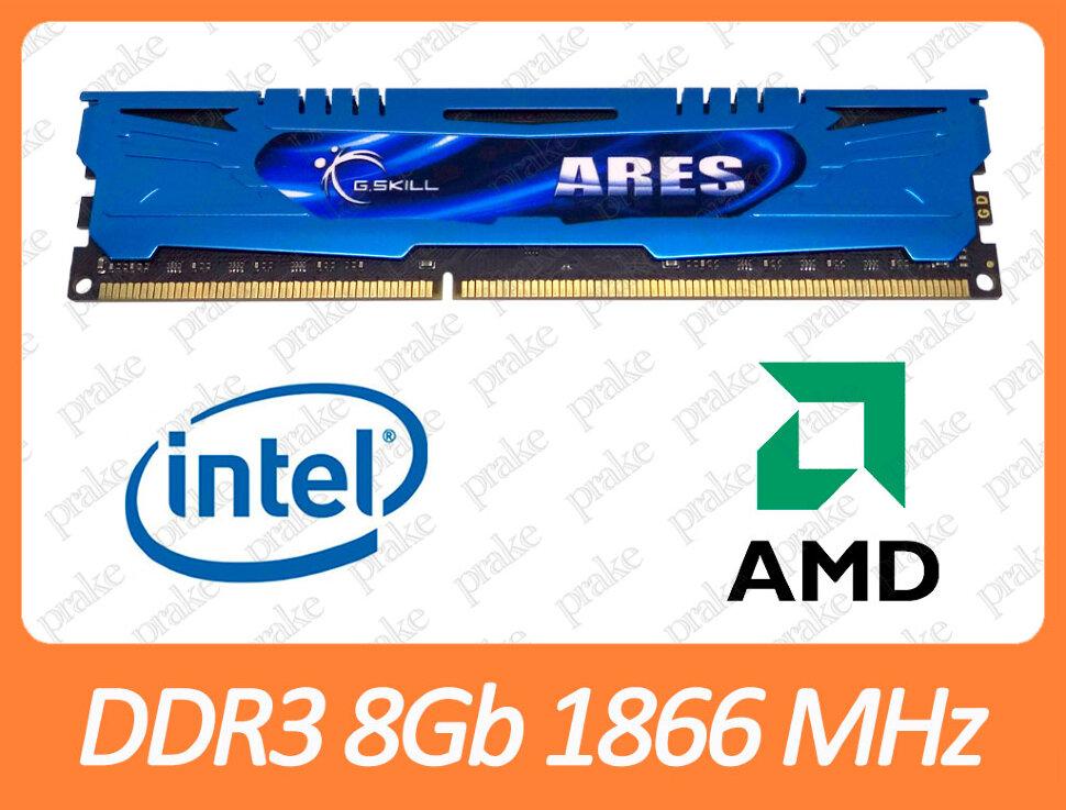 DDR3 8GB 1866 MHz (PC3-14900) G.Skill Ares CL10 F3-1866C10D-16GAB - фото 1 - id-p1834599653