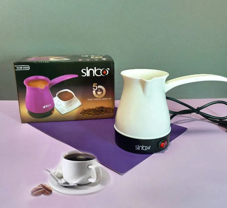Електрична турка Sinbo SCM-2928.Кавова турка для кави, кавоварка, електрокавоварка, електротурка 600 Вт