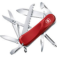 Нож складной, мультитул Victorinox Evolution 18 (85мм, 15 функций), красный 2.4913.E