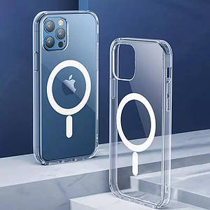 Прозорий чохол для iPhone 14 Pro max MagSafe case Силіконовий