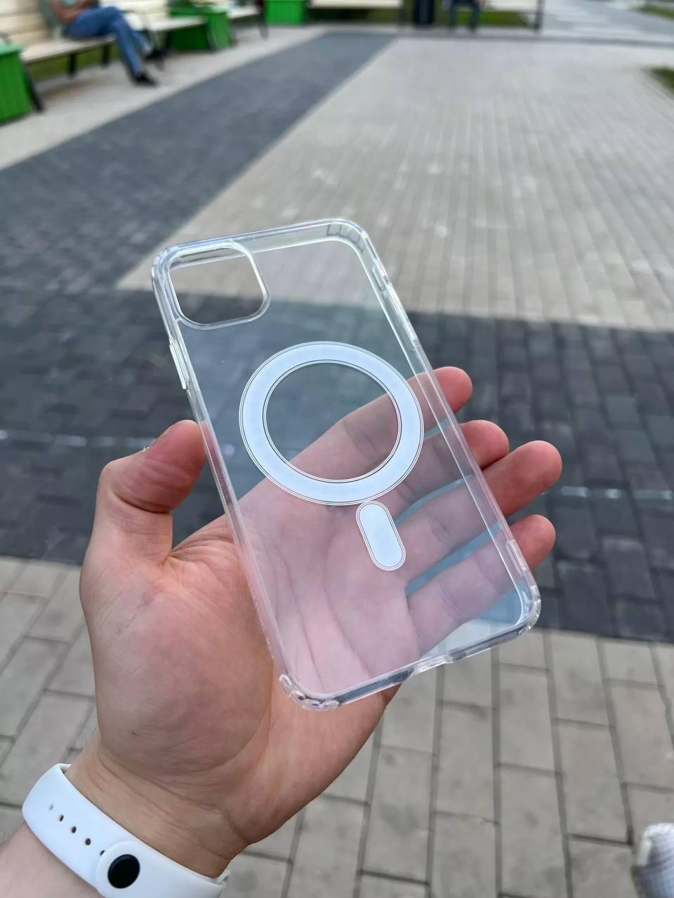 Прозорий чохол для iPhone 14 Pro MagSafe case Силіконовий