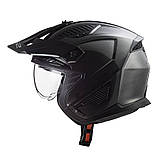 Мотошолом LS2 OF606 Drifter Jeans Titanium, фото 3