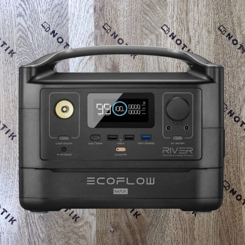 Зарядна станція EcoFlow River Max-US Black 512Wh 500W(1000W) 120V(50Hz/60Hz) (EFR610) Новий