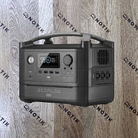 Зарядна станція EcoFlow River Max-US Black 512Wh 500W(1000W) 120V(50Hz/60Hz) (EFR610) Новий, фото 2